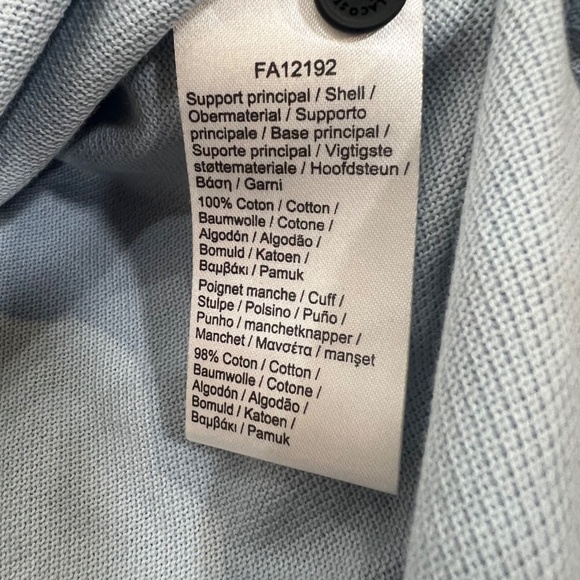 Mens Long Sleeve Lacoste Polo Shirt - Picture 8 of 11